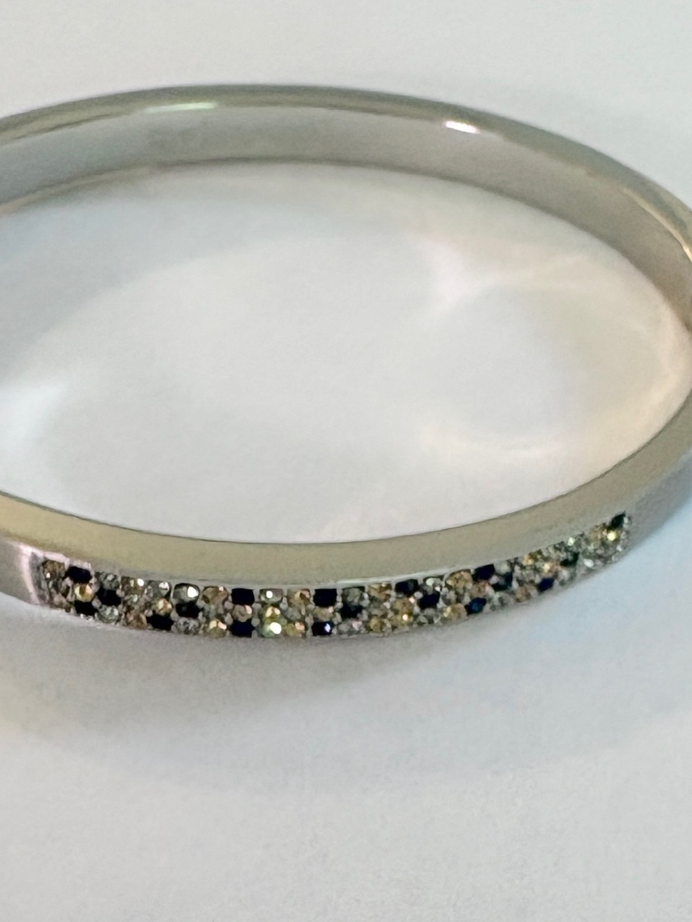 Marlyn Schiff silver-plated bangle